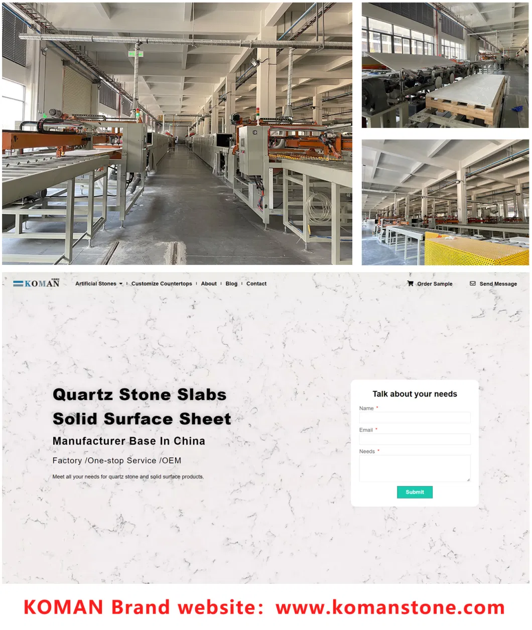 Quartz Stone Slabs for Kitchen Countertop OEM/ODM (Calacatta/Carrara/Solid colors/etc.)